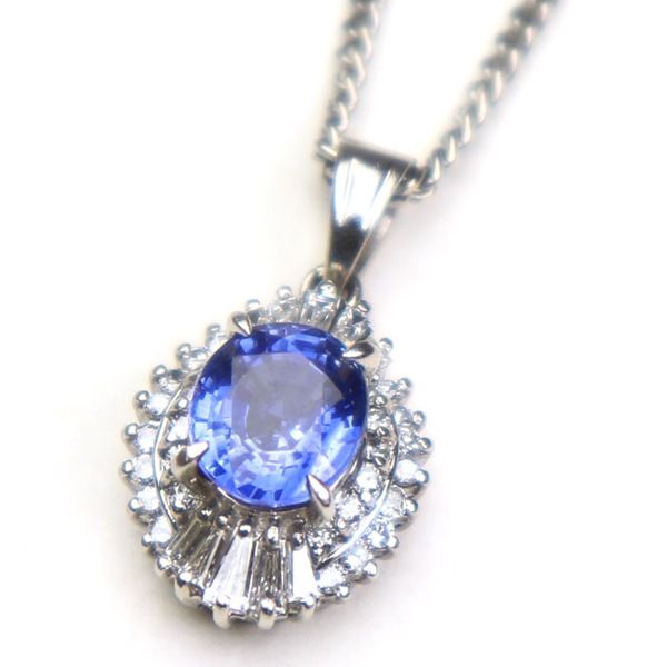 �ץ����850 �ͥå��쥹 ���ե����� PT850 Necklace Sapphire ���奨�꡼ jewelry ����� �桼���� Reuse