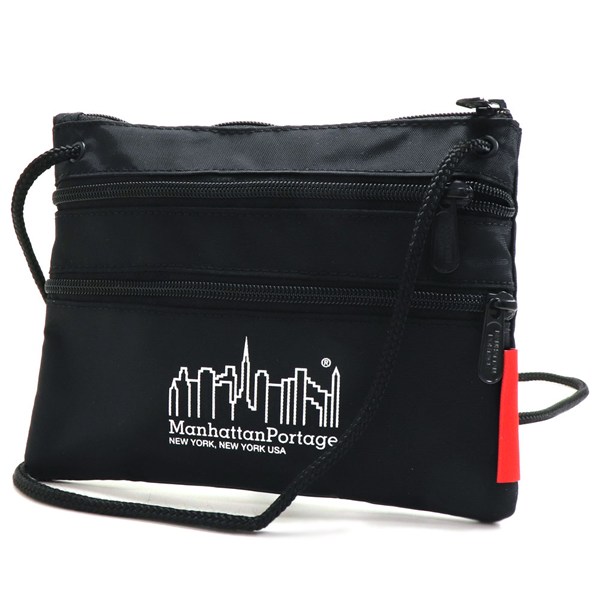 �ޥ�ϥå���ݡ��ơ��� ���������Хå� ��� ��ǥ����� Manhattan Portage Triple Zipper Pouch ���������ݡ��� �֥�å� 3ZIPP 218534 BLACK 