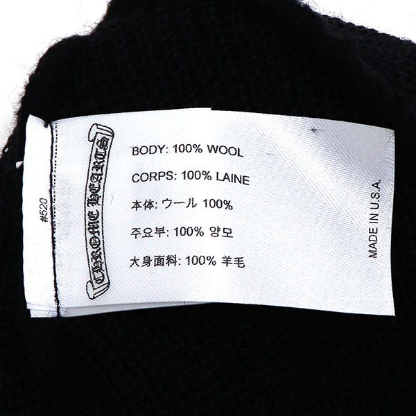 ������ϡ��� �˥åȥ���å� �ӡ��ˡ� CHROME HEARTS CAP 