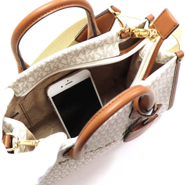 �ޥ����륳���� ���������Хå� ��ǥ����� MICHAEL KORS 2Way �ϥ�ɥХå� �Х˥� 35S4G7ZC5B VANIL 