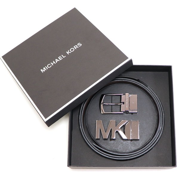 �ޥ����륳���� �٥�� ��� ���ե�BOX�դ� MICHAEL KORS Belt ��С����֥���� 36R4LBLY4B BLACK  ���եȥ�åԥ�̵��