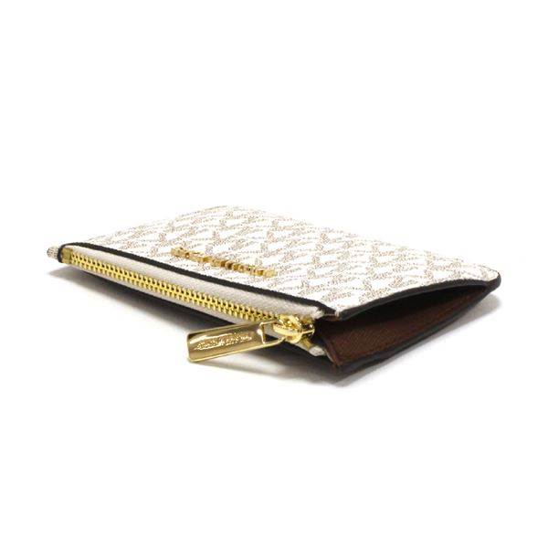�ޥ����륳���� �����󥱡��� ��ǥ����� Michael Kors coin purse �����å� ���å� �ȥ�٥� �����ͥ��㡼 ���⡼�� �ȥå� ���å� ID ������� ������ �ݡ��� �Х˥� 35H9GTVP1B VANILLA