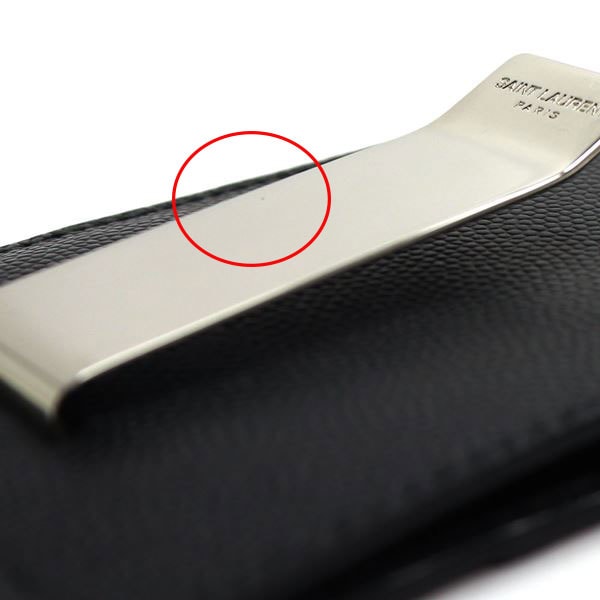 �������� ���������� �����ɥ����� ��� SAINT LAURENT card case NERO �֥�å� 584105 BTY0N 1000