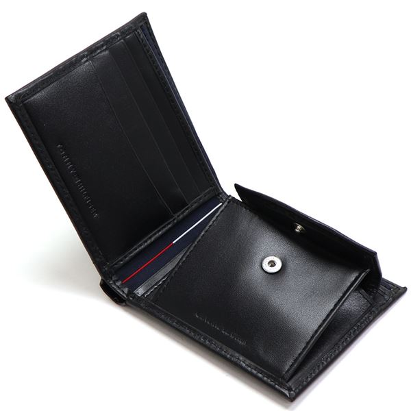 ���եȥ�åԥ�̵�� �ȥߡ��ҥ�ե����� ����޺��� ��� ���������դ� TOMMY HILFIGER Wallet �֥�å� 31TL25X023 001