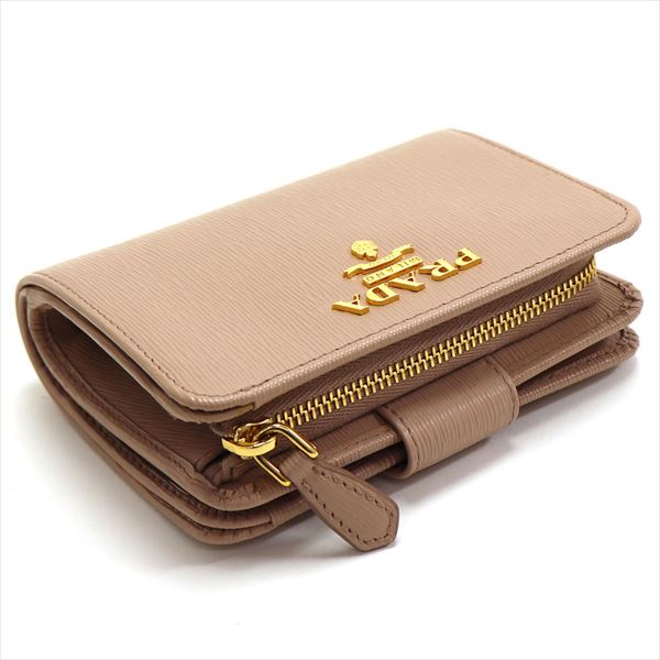 �ץ�� ����ޤ���� ��ǥ����� PRADA Wallet �ԥ󥯥١������ 1ML018 2B6P F0236 