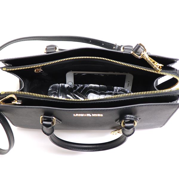 �ޥ����륳���� ���������Хå� ��ǥ����� MICHAEL KORS 2WAY �ϥ�ɥХå� �������� �ߥǥ����� ���󥿡� ���å� ���å����� �֥�å� 35S3G6HS2L BLACK