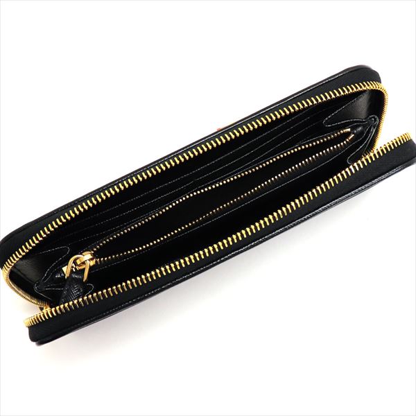 ץ Ĺ ǥ PRADA Wallet 饦ɥեʡ ͥ ֥å 1ML506 UZO F0X3X 