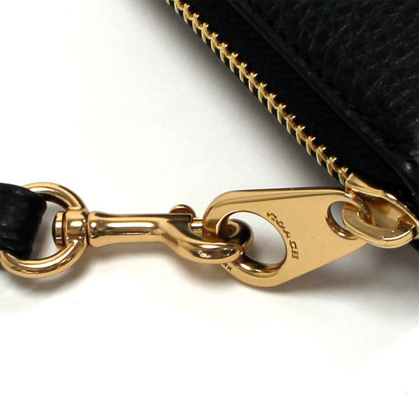 ������ Ĺ���� ��ǥ����� ���ȥ�å��դ� COACH Wallet ���� ���å� ���饦��� ������å� �饰���奢�꡼ �ڥ֥�� �쥶�� C4451