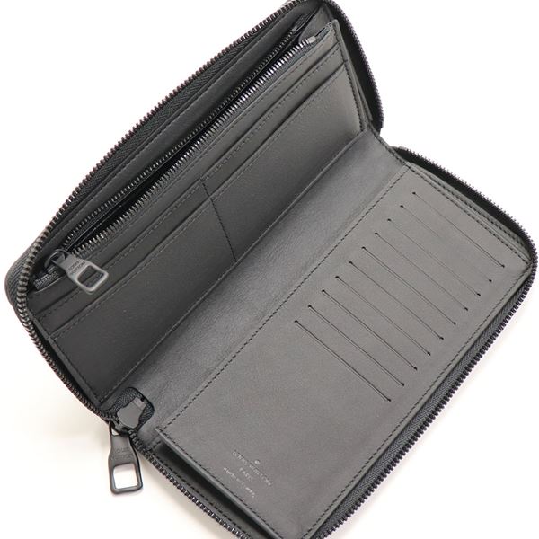 ���եȥ�åԥ�̵�� �����ȥ� Ĺ���� ��� LOUIS VUITTON Wallet �饦��ɥե����ʡ� ���åԡ�������åȡ�������ƥ����� �֥�å� M69047