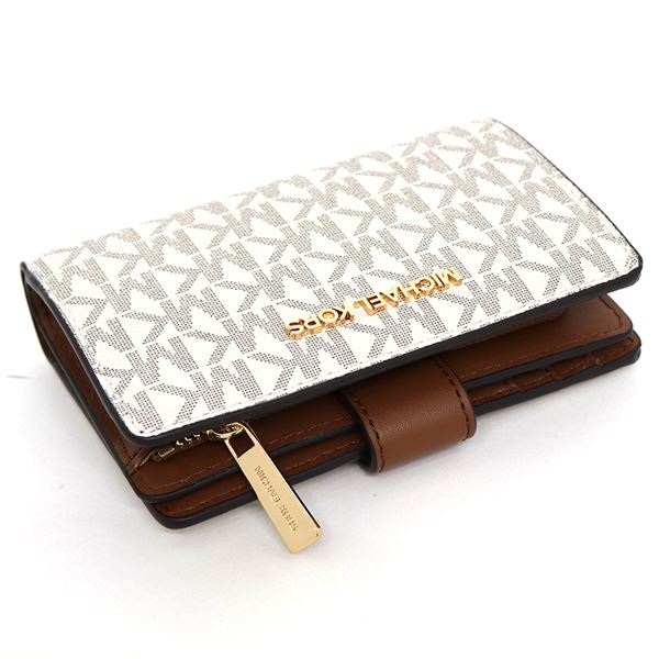 ޥ륳 ޤ ǥ MICHAEL KORS Wallet Х˥ ֥饦 35F8GTVF2B VANILLA