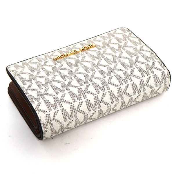 ޥ륳 ޤ ǥ MICHAEL KORS Wallet Х˥ ֥饦 35F8GTVF2B VANILLA