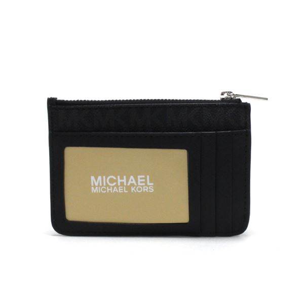 �ޥ����륳���� �����󥱡��� ��ǥ����� Michael Kors coin purse �����å� ���å� �ȥ�٥� �����ͥ��㡼 ���⡼�� �ȥå� ���å� ID ������� ������ �ݡ��� �֥�å� 35H9STVP1B BLACK