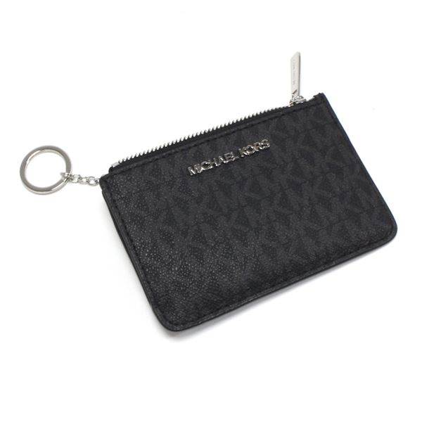 �ޥ����륳���� �����󥱡��� ��ǥ����� Michael Kors coin purse �����å� ���å� �ȥ�٥� �����ͥ��㡼 ���⡼�� �ȥå� ���å� ID ������� ������ �ݡ��� �֥�å� 35H9STVP1B BLACK