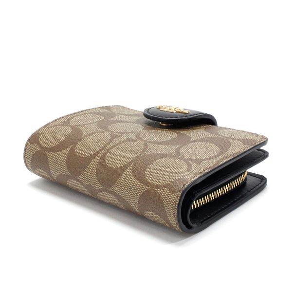  ޤ ǥ COACH Wallet ͥ㡼 ߥǥ ʡ å å  ֥å C0082 IMCBI