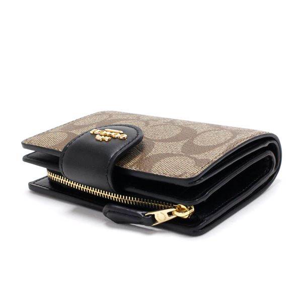  ޤ ǥ COACH Wallet ͥ㡼 ߥǥ ʡ å å  ֥å C0082 IMCBI