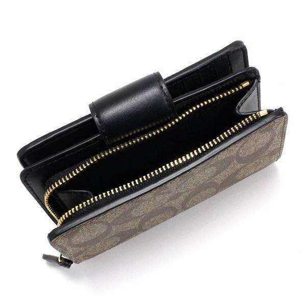  ޤ ǥ COACH Wallet ͥ㡼 ߥǥ ʡ å å  ֥å C0082 IMCBI