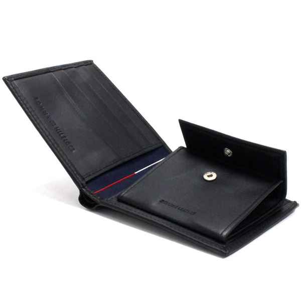 �ȥߡ��ҥ�ե����� ����ޤ���� ��� TOMMY HILFIGER Wallet �֥�å� 31TL25X005 001