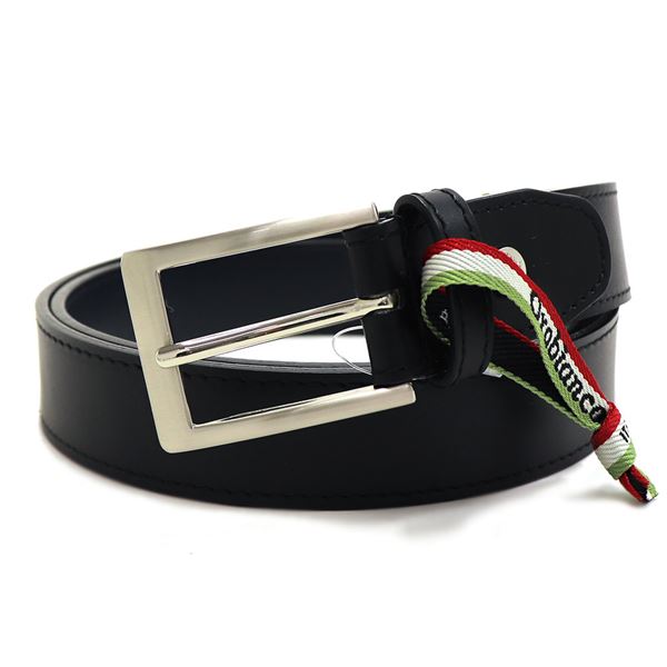 �����ӥ��� �٥�� ��� ������ OROBIANCO Belt ������ �쥶�� �֥�å� ORB 010802D