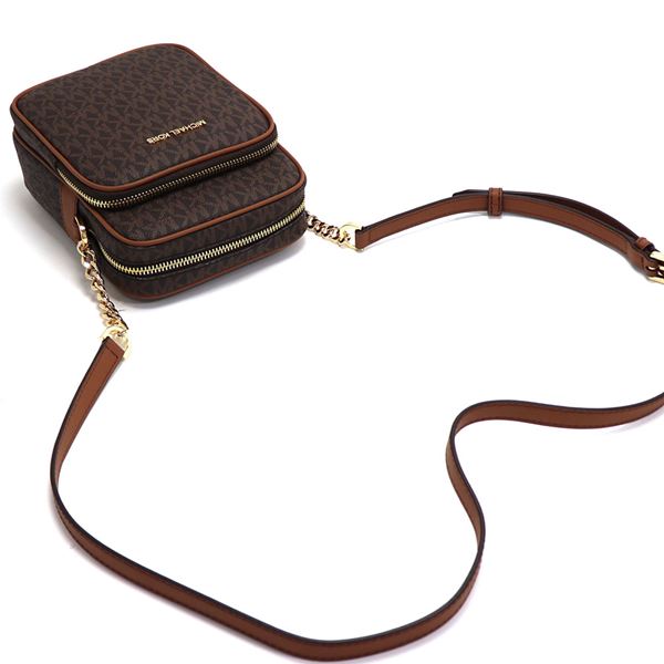 �ޥ����륳���� ���������Хå� ��ǥ����� �ߥ˥Хå� MICHAEL KORS �ߥǥ����� NS �������� �������ܥǥ��� �����å� ���å� �ȥ�٥� �����ͥ��㡼 �֥饦�� 35F1GTVC2B BROWN