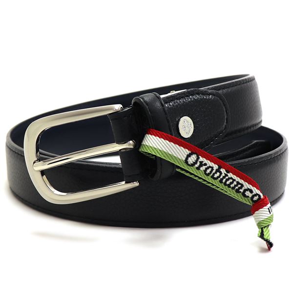 �����ӥ��� �٥�� ��� ������ OROBIANCO Belt ������ �쥶�� �֥�å� ORB 010822D