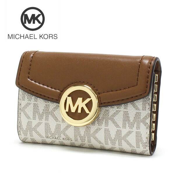 �ޥ����륳���� ���������� ��ǥ����� 6Ϣ�եå� MICHAEL KORS key case �����ͥ��㡼 �Х˥� 35S0GFTP5B VANILLA