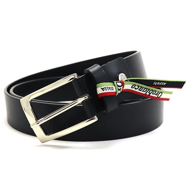 �����ӥ��� �٥�� ��� ������ OROBIANCO Belt ������ �쥶�� �֥�å� ORB 020808D