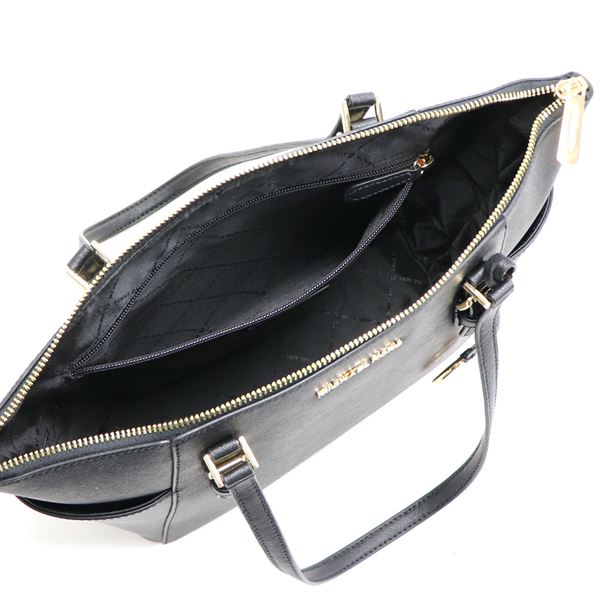 �ޥ����륳���� �ȡ��ȥХå� ��ǥ����� MICHAEL KORS �顼�� �ȥå� ���å� �ȡ��� ���㡼���å� �쥶�� �֥�å� 35T0GCFT7L BLACK