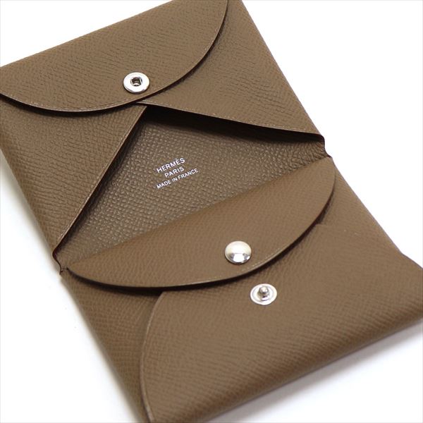 ����᥹ �����󥱡��� ��ǥ����� ��� HERMES Coin Purse ���� ������� �ǥ奪 ���ȡ��� CALVI DUO EP ETOUPE 