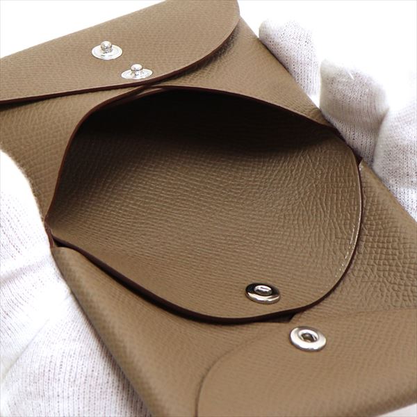 ����᥹ �����󥱡��� ��ǥ����� ��� HERMES Coin Purse ���� ������� �ǥ奪 ���ȡ��� CALVI DUO EP ETOUPE 