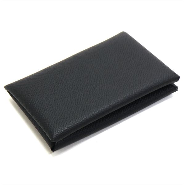 ᥹ ɥ ǥ  HERMES Card Case  Υ CALVI EPSON NOIR 