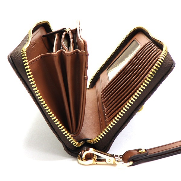 ���եȥ�åԥ�̵�� �ޥ����륳���� Ĺ���� ��ǥ����� MICHAEL KORS Wallet �饦��ɥե����ʡ� �����ͥ��㡼 �֥饦�� 35F8GTVT3B BROWN