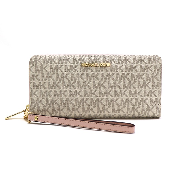 եȥåԥ̵ ޥ륳 Ĺ ǥ MICHAEL KORS Wallet 饦ɥեʡ ͥ㡼 ѥ֥åޥ 35F8GTVT3B POWDER