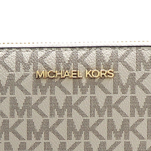 ���եȥ�åԥ�̵�� �ޥ����륳���� Ĺ���� ��ǥ����� MICHAEL KORS Wallet �饦��ɥե����ʡ� �����ͥ��㡼 �Х˥� 35F8GTVT3B VANIL