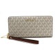 ���եȥ�åԥ�̵�� �ޥ����륳���� Ĺ���� ��ǥ����� MICHAEL KORS Wallet �饦��ɥե����ʡ� �����ͥ��㡼 �Х˥� 35F8GTVT3B VANIL