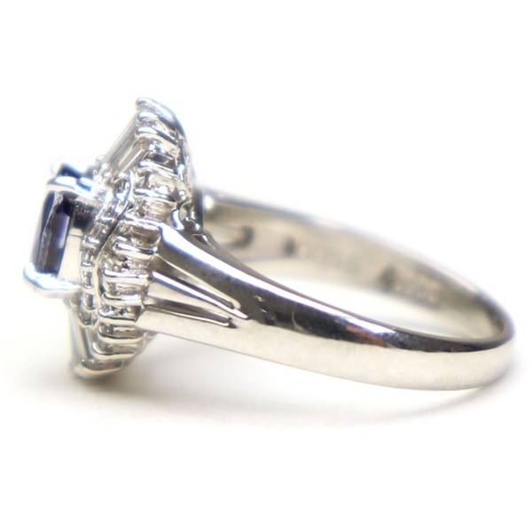 �ץ����900 ��� ���ե����� PT900 Ring Sapphire ���奨�꡼ jewelry ����� �桼���� Reuse