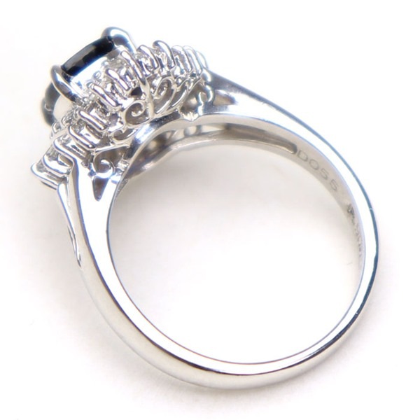 �ץ����900 ��� ���ե����� PT900 Ring Sapphire ���奨�꡼ jewelry ����� �桼���� Reuse