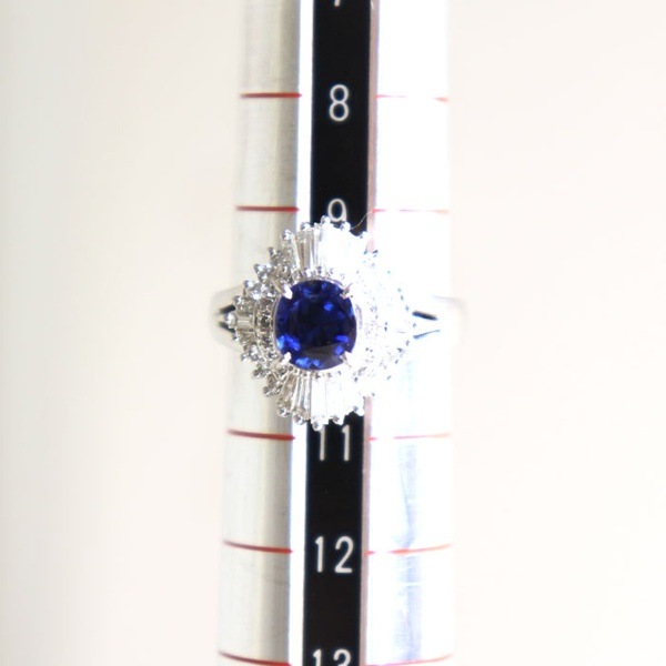 �ץ����900 ��� ���ե����� PT900 Ring Sapphire ���奨�꡼ jewelry ����� �桼���� Reuse