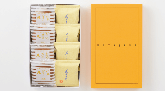 丸芳露8個・花ぼうろ7個