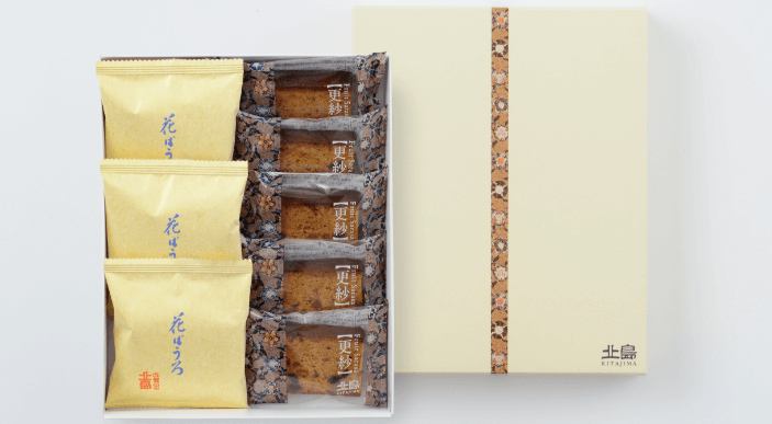 花ぼうろ5個・フルーツ更紗5個