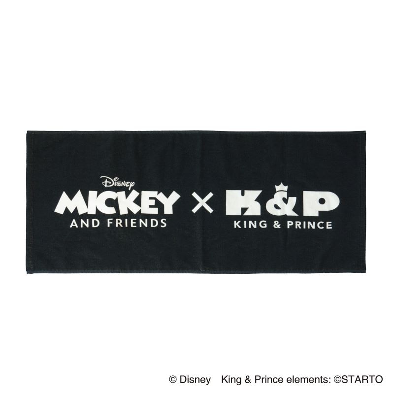 受注】Mickey & Friends x King＆Prince ＜ロゴ＞フェイスタオル