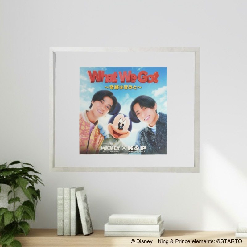 受注】Mickey & Friends x King＆Prince ＜WWG＞クリアポスター