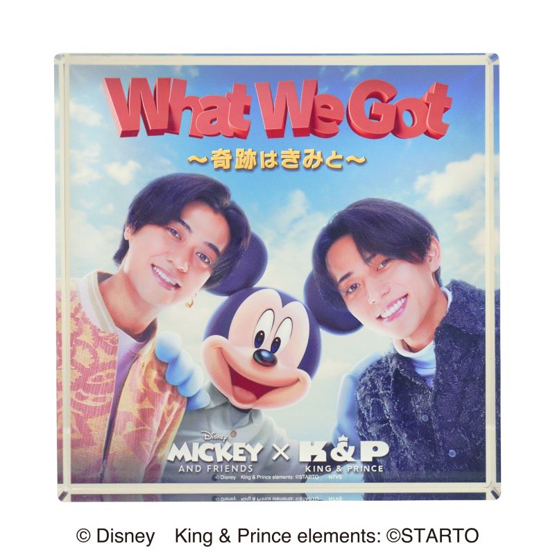 Mickey & Friends x King＆Prince ＜WWG＞アクリルブロック
