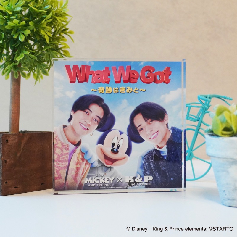 Mickey & Friends x King＆Prince ＜WWG＞アクリルブロック