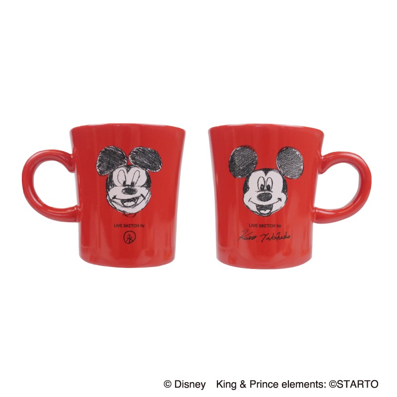 Mickey & Friends x King＆Prince マグカップ＜ライブスケッチ＞