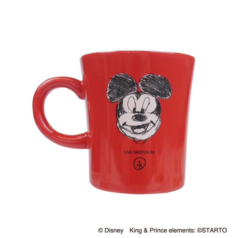 Mickey & Friends x King＆Prince マグカップ＜ライブスケッチ