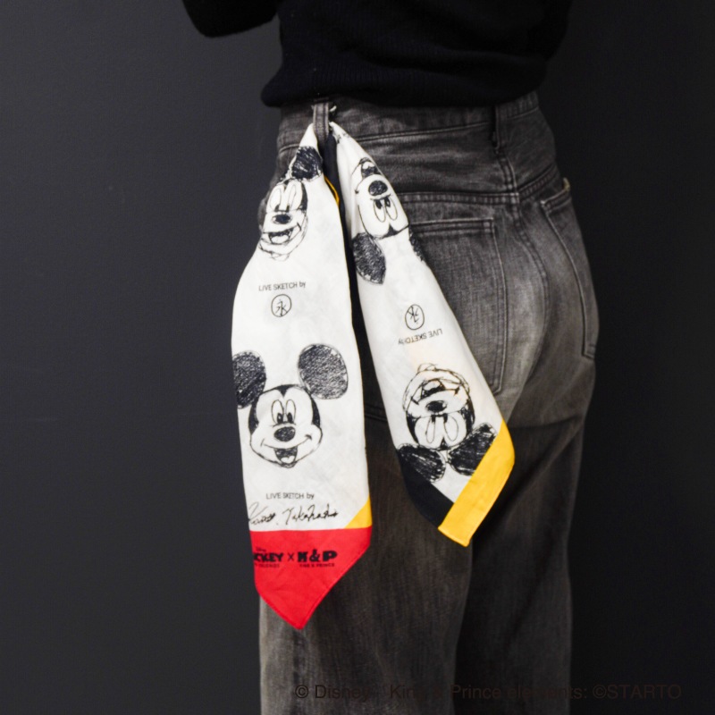 Mickey & Friends x King＆Prince バンダナ＜ライブスケッチ＞ | 商品