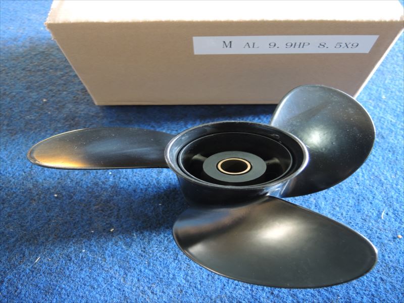 MERCURY/TOHATSU 8~9.9HP用/12スプライン・アルミプロペラ/各