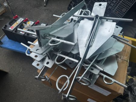 ダウンフォース型・アンカー 最軽量の1.5kg・JCI船舶検査必須です