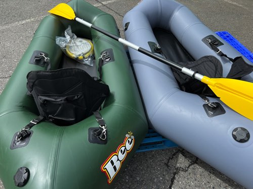 丈夫なPVC生地・安全なパックラフト・XPD 220 グレーカラーのみ、 軽量