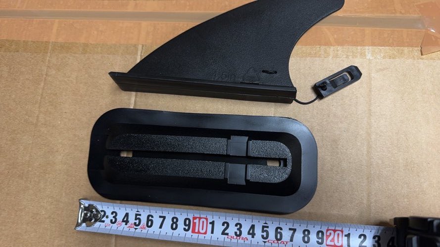 魚探の発信器に！「10cmリムーバブル」フィン（脱着式）/ボンドセット